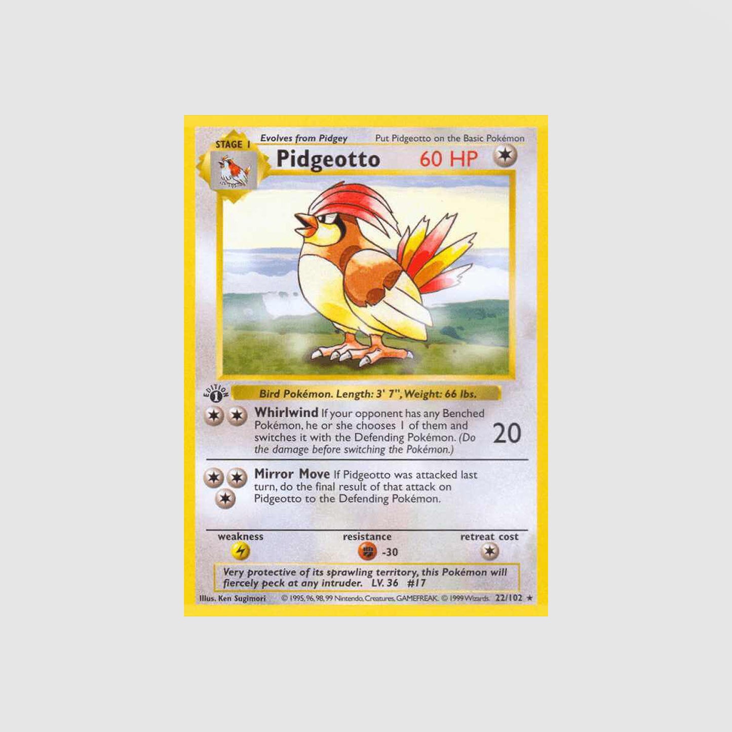 Pidgeotto Base / base1-22