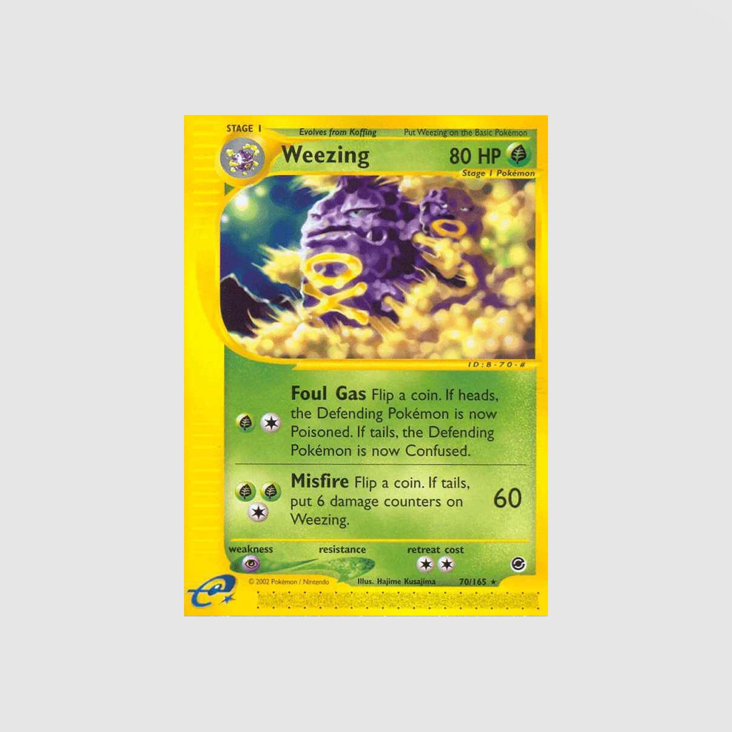 Weezing Expedition Base Set / ecard1-70